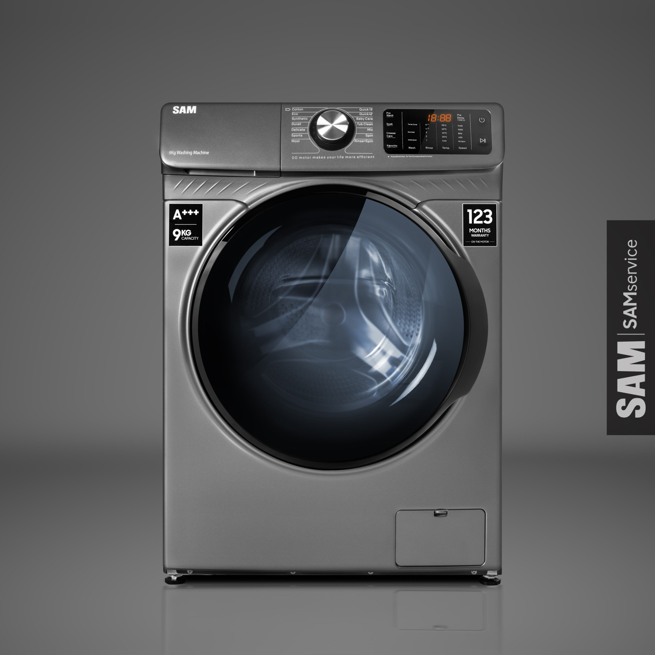 ماشین لباسشویی سام مدل DD-P1480