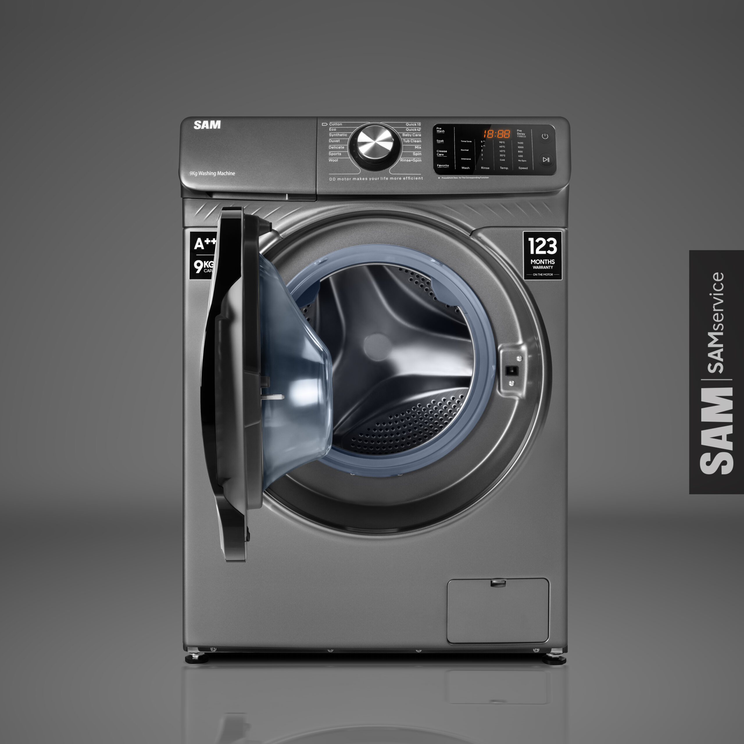 ماشین لباسشویی سام مدل DD-P1480
