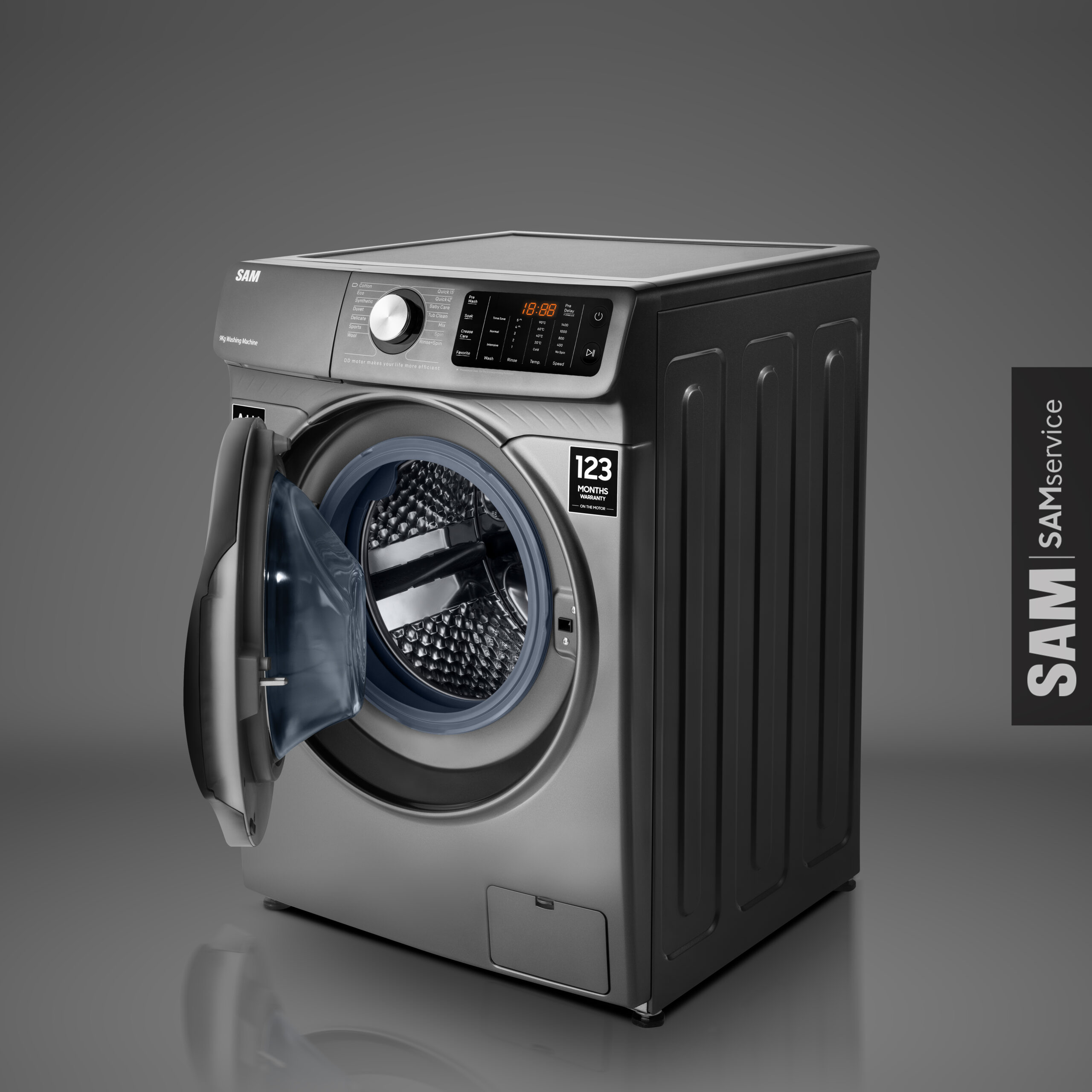 ماشین لباسشویی سام مدل DD-P1480