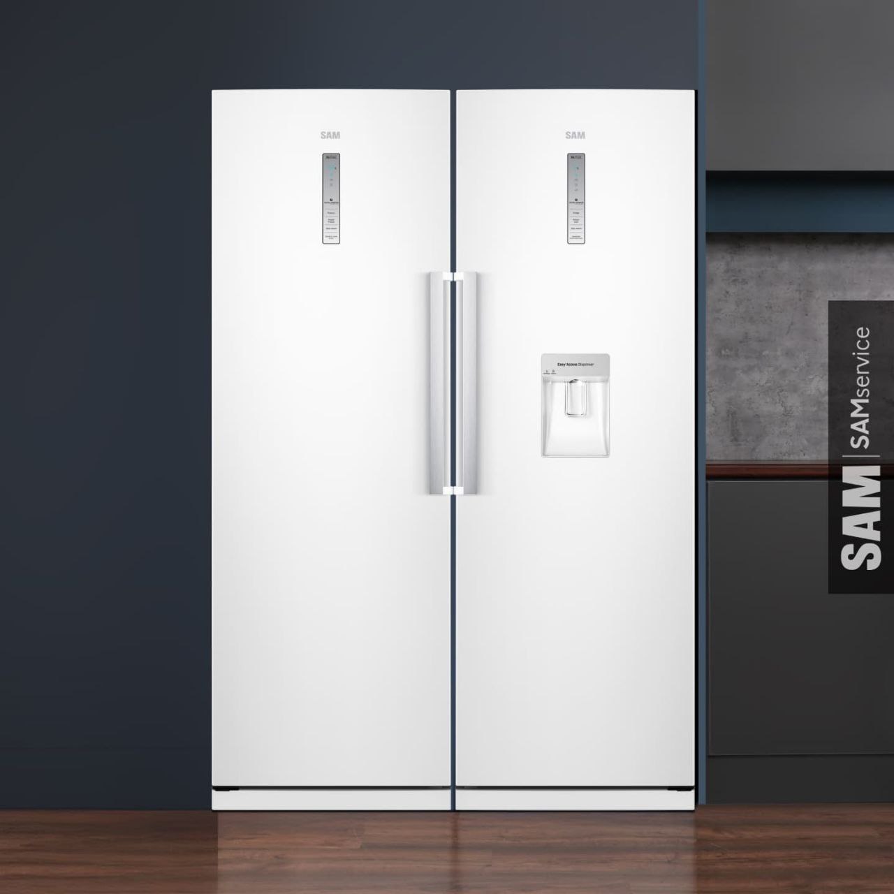 یخچال فریزر دوقلو سام مدل RR65-RZ65