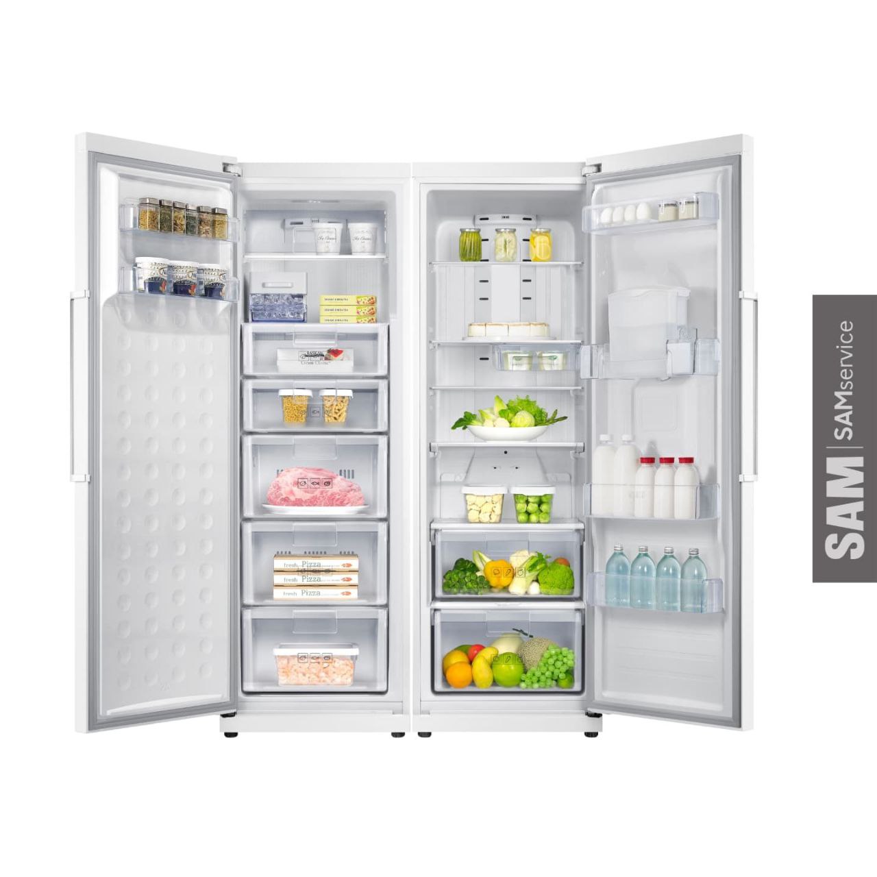 یخچال فریزر دوقلو سام مدل RR65-RZ65