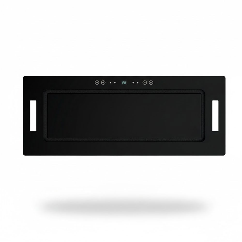 4320 هود | توکار | لومیر شیشه ای مدل LM 4320 | رنگ مشکی - تصویر 1